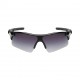 Sports glasses with a black lens that is resistant to reflections – light and modern design for unisex