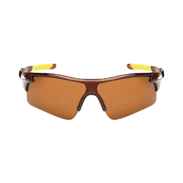 Sports Glasses Brown Balloon Anti-Reflection – Light and Trendy Unisex Design